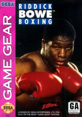 GG: RIDDICK BOWE BOXING (GAME)